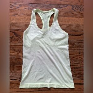 Lululemon Athletica Light Yellow Tank Top